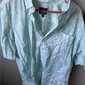 George Mint Green Men's Casual Shirt